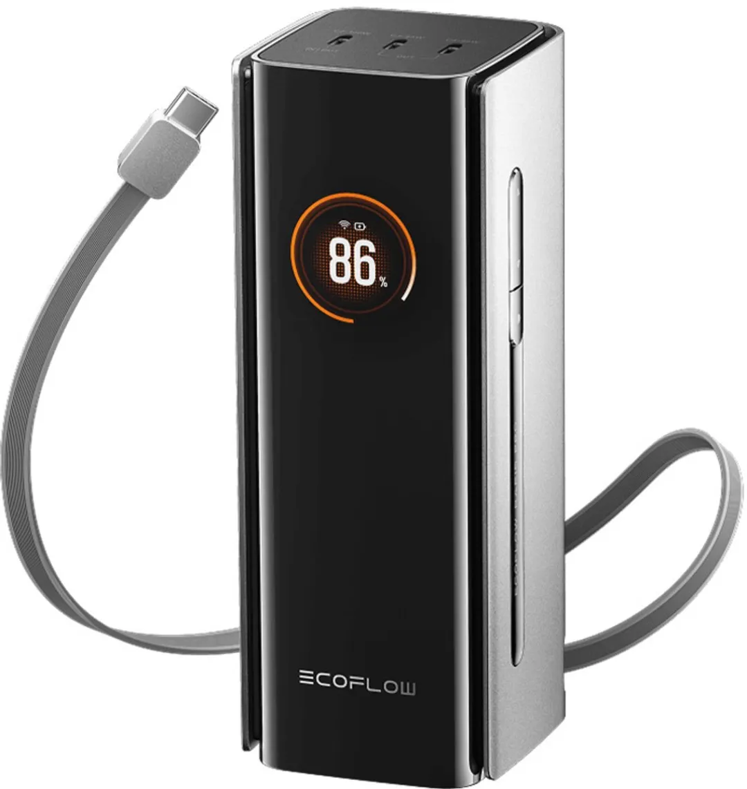EcoFlow RAPID Pro Power Bank 20.000mAh - 230W - 4x USB - Zwart