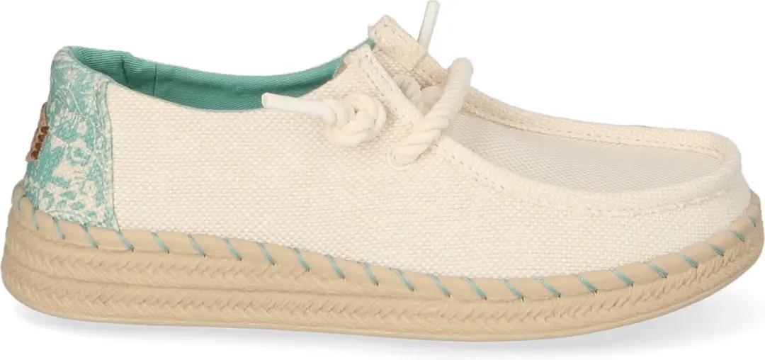 Hey Dude Wendy Bootschoenen beige Textiel - Maat 39 - afbeelding 2 van 6