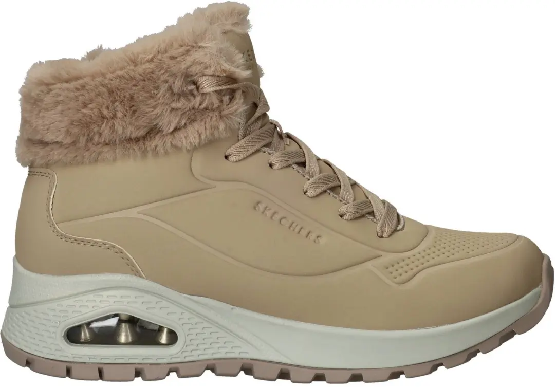 Skechers Uno Rugged Veterboots - Dames - Taupe - Maat:36