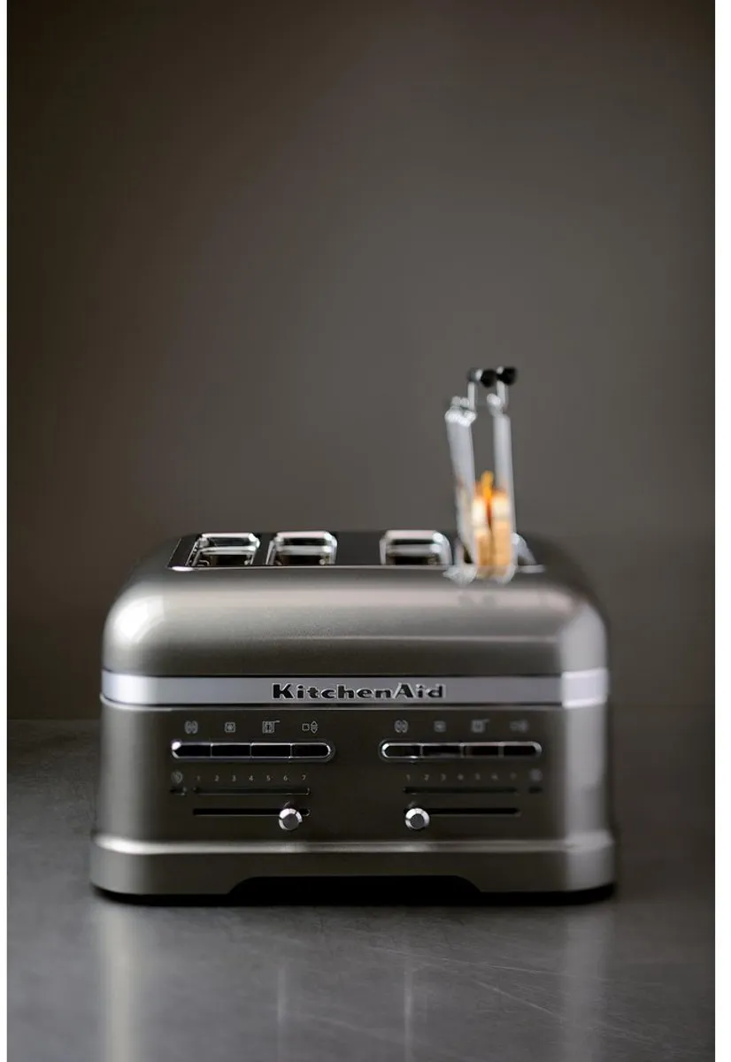 KitchenAid Artisan 5KMT4205EMS Broodrooster 4-sleuven - 2500W - Grijs