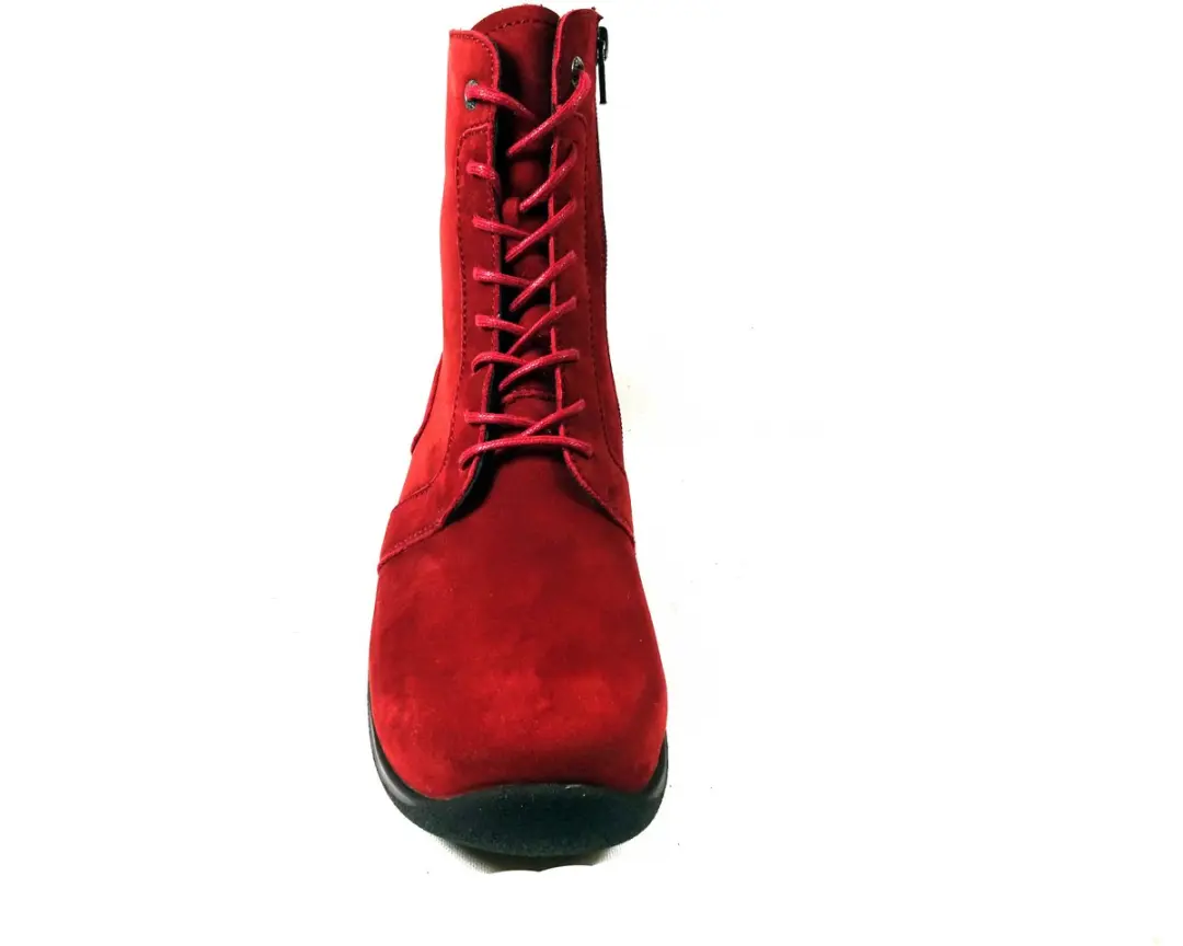 Wolky Viper Dames Veterboot - Rood - afbeelding 2 van 6