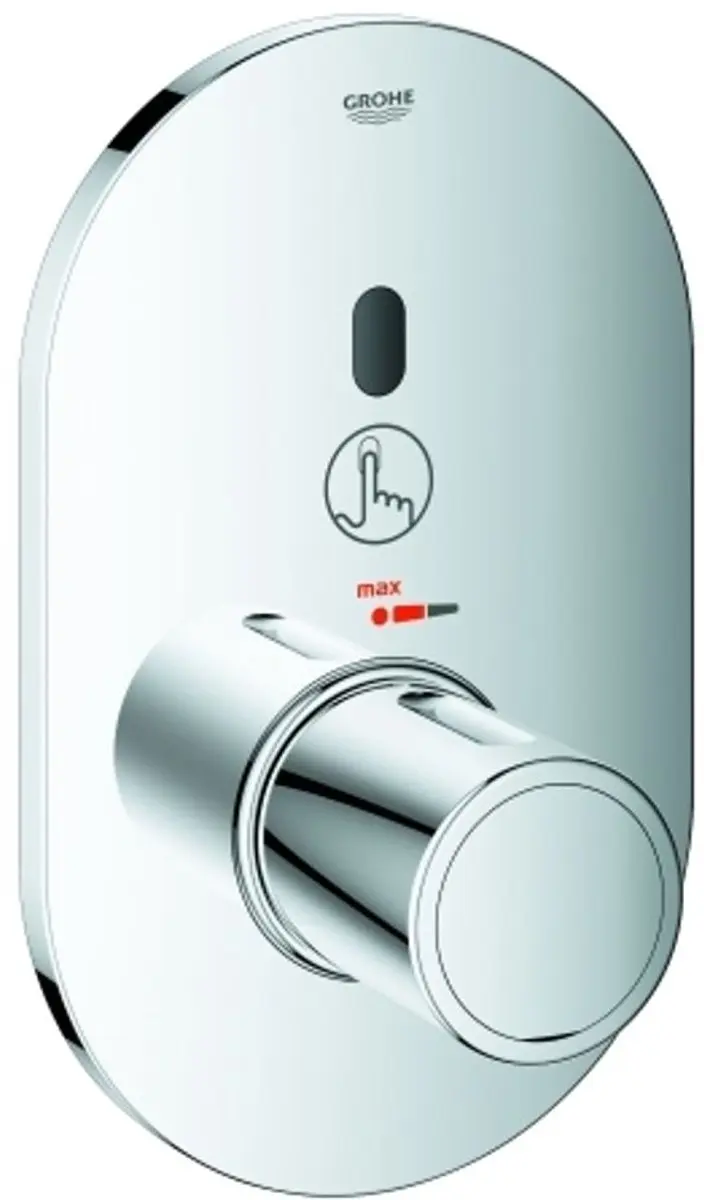 Grohe Eurosmart Cosmopolitan E Special Infrarood Elektronische Douche Thermo