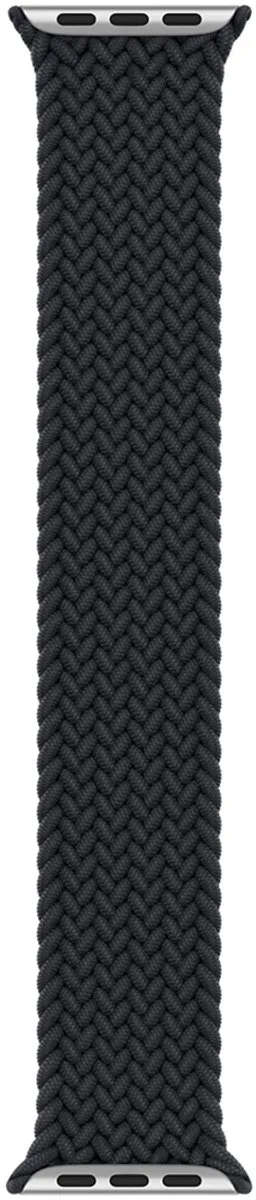 Apple Gevlochten Solobandje Apple Watch - 44/45/46/49mm - Charcoal