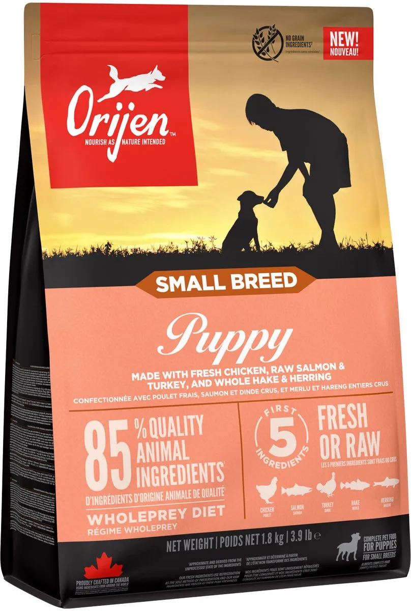 Orijen Whole Prey Puppy Small Breed Hondenvoer 4,5 kg