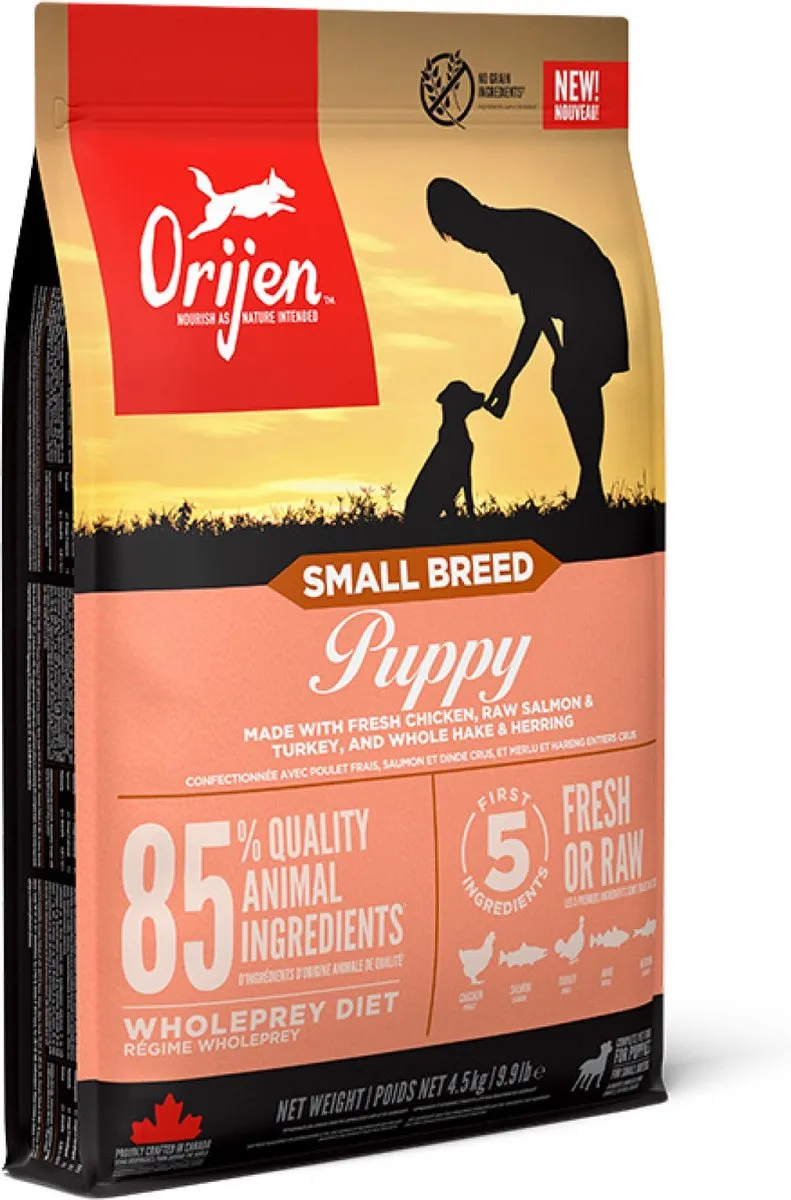Orijen Whole Prey Puppy Small Breed Hondenvoer 4,5 kg