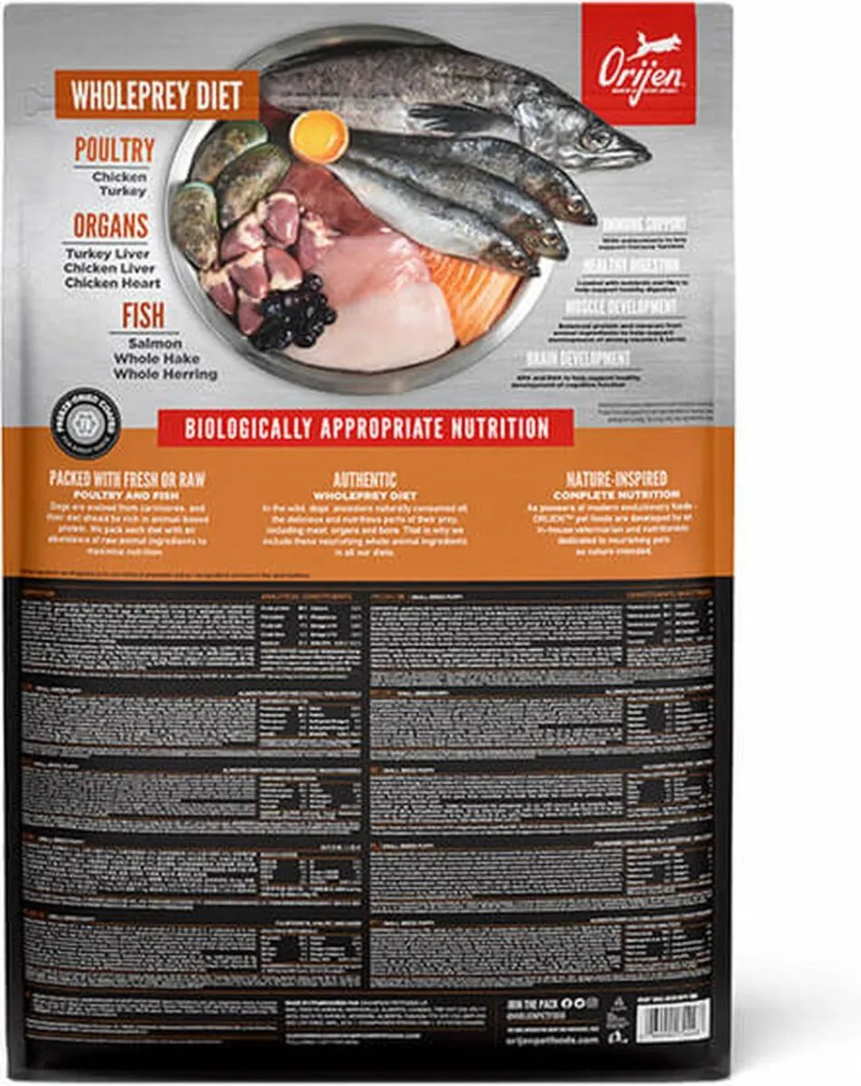 Orijen Whole Prey Puppy Small Breed Hondenvoer 4,5 kg
