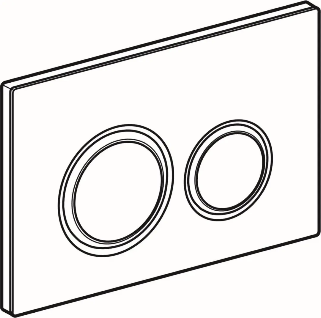 Geberit Sigma21 115.652.SI.1 Bedieningsplaat - Wit - afbeelding 4 van 6