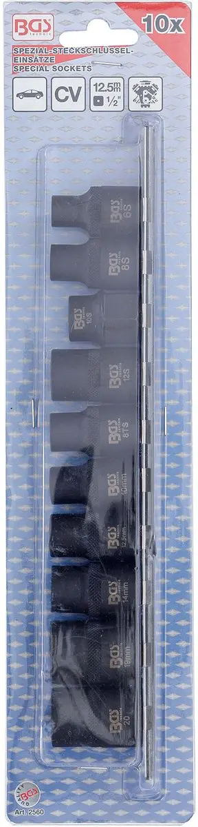 BGS technic 2560 Speciale dopsleuteldoppen - 10 stuks - afbeelding 2 van 5