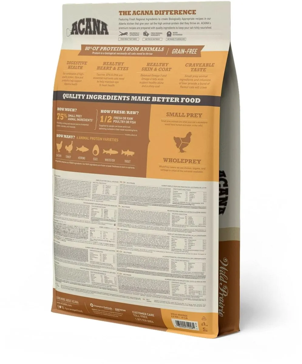 Acana Cat Wild Prairie Katenvoer 4,5 kg