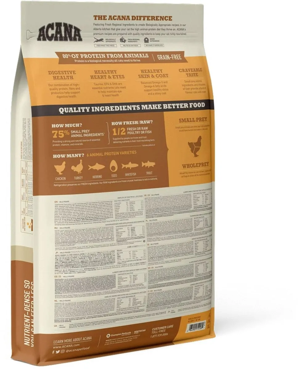 Acana Cat Wild Prairie Katenvoer 4,5 kg