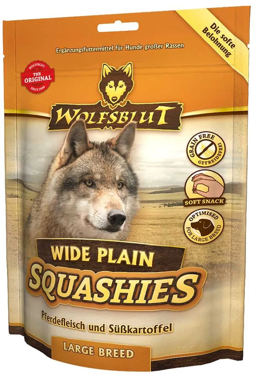 Wolfsblut Squashies Wide Plain L-breed 300g