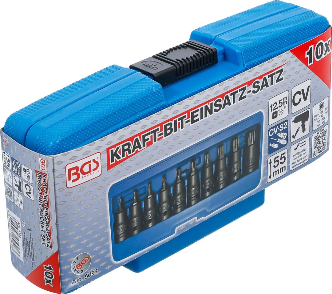 BGS Kracht dopsleutelbitset 1/2 Torx T20