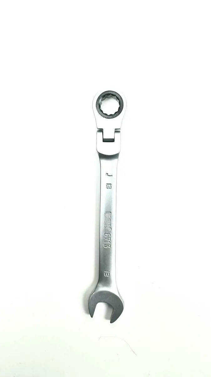 BGS technic 6713 Ratelring Steeksleutel Buigbaar 13 mm