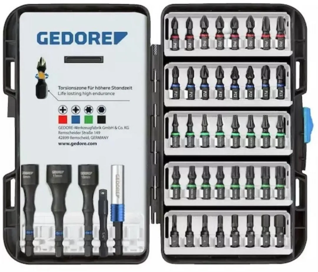 Gedore 666-045 Torsie Bitset 45-delig