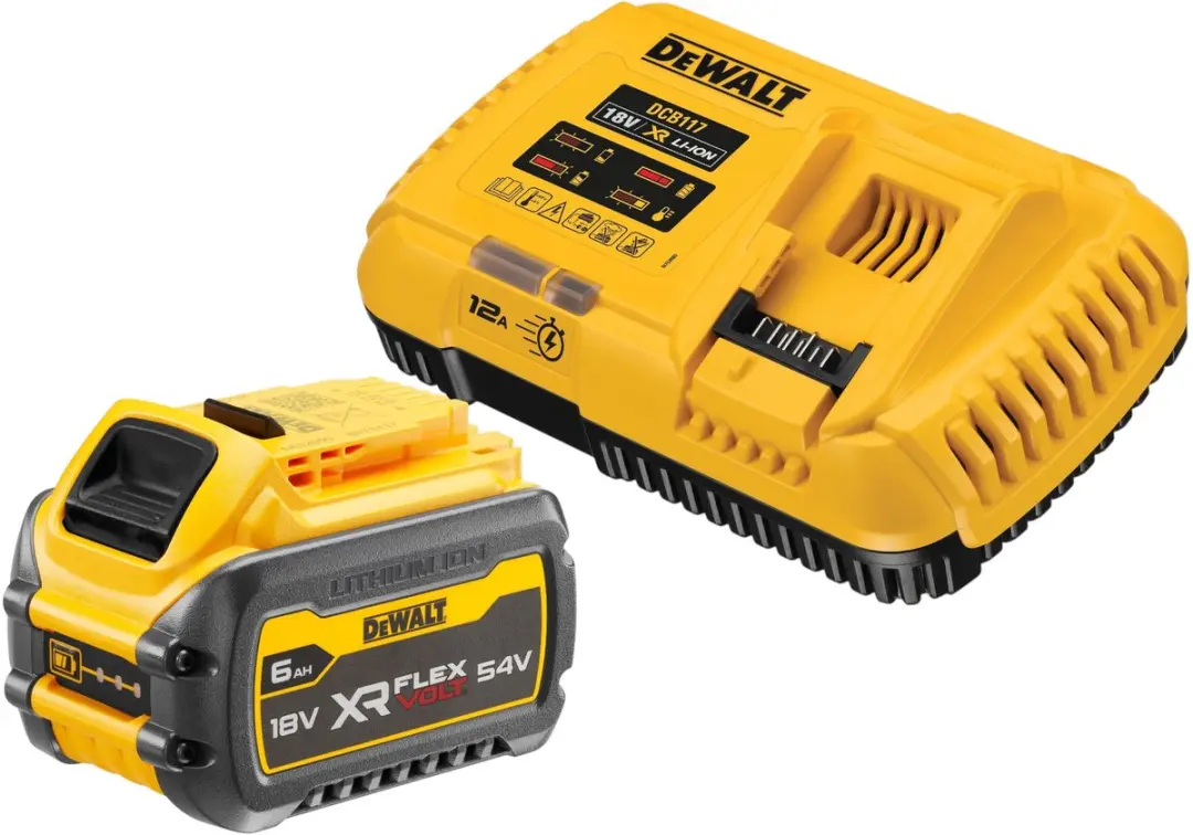 DeWalt DCB 117 T1 accu-starterset 18 V oplader 12 A + 1x DCB 546 accu 6,0 Ah