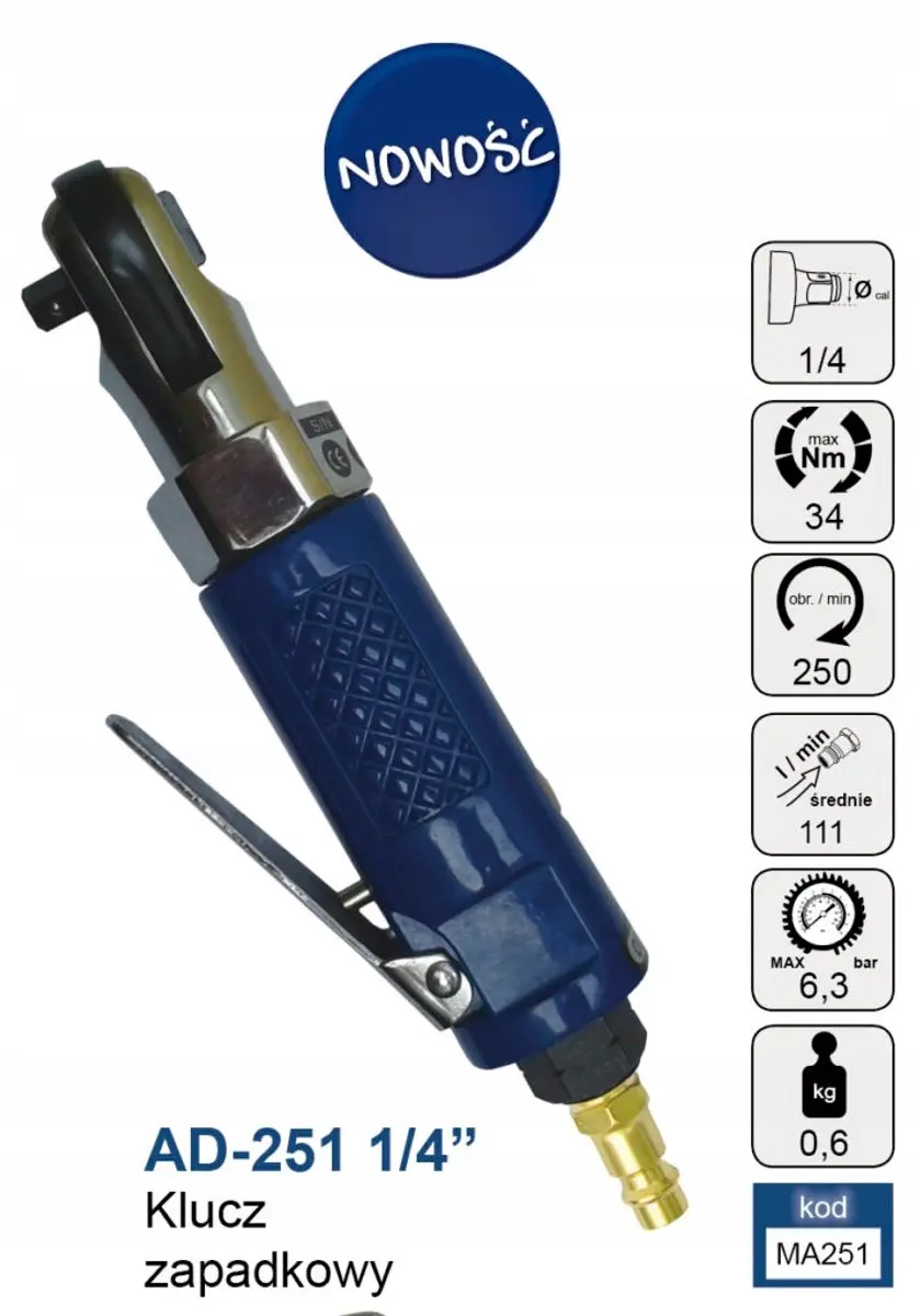 Adler Ratelsleutel 1/4" AD-251
