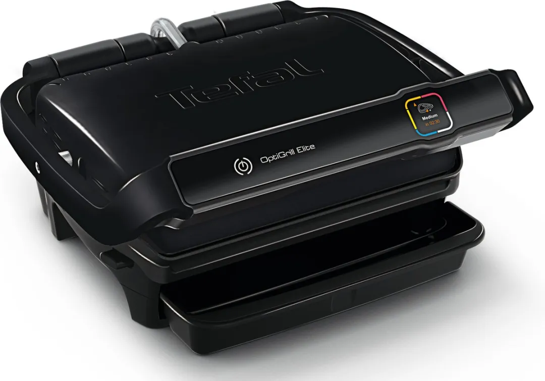 Tefal OptiGrill Elite GC7508 Contactgrill - 2000W - Zwart