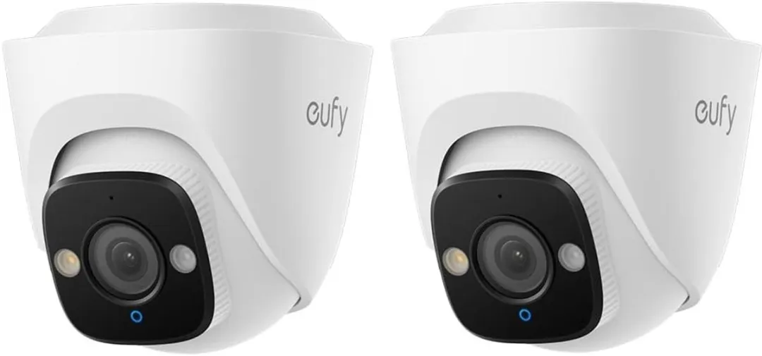 eufy E41 - Turret Security Camera - 4K UHD - 122° FOV - AI-detectie - 2 pack