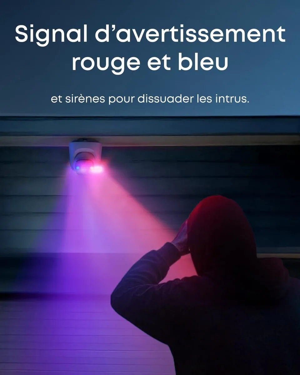 eufy E41 - Turret Security Camera - 4K UHD - 122° FOV - AI-detectie - 2 pack