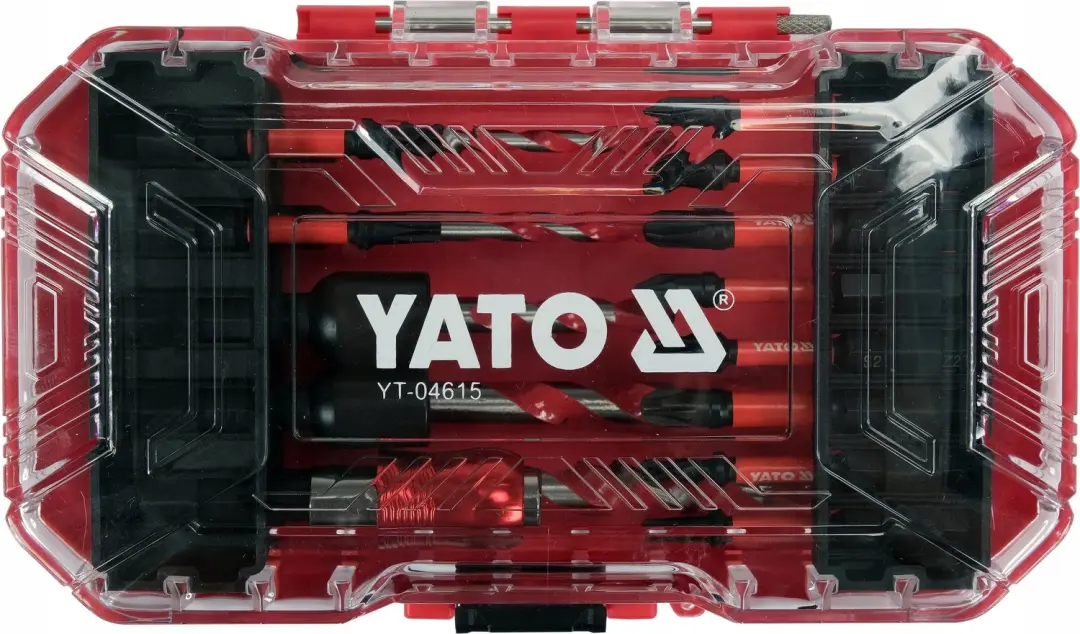 Yato Slagmoerdoppen & Boren Set YT-04615 - 18 delig - afbeelding 3 van 5