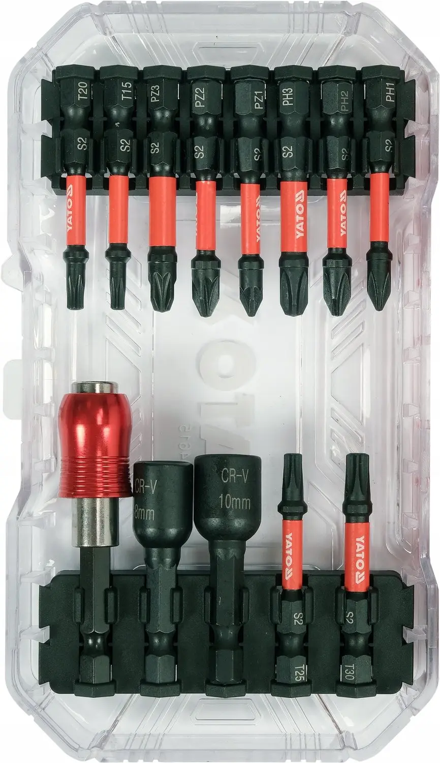 Yato Slagmoerdoppen & Boren Set YT-04615 - 18 delig - afbeelding 4 van 5