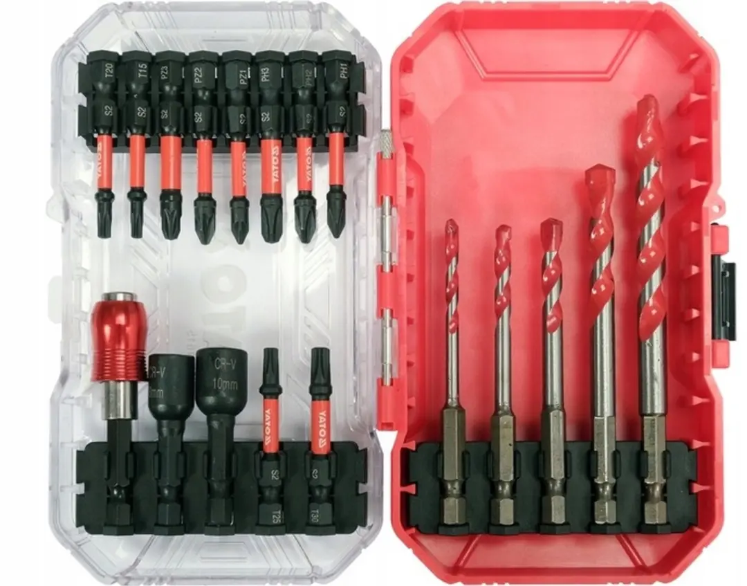 Yato Slagmoerdoppen & Boren Set YT-04615 - 18 delig - afbeelding 5 van 5