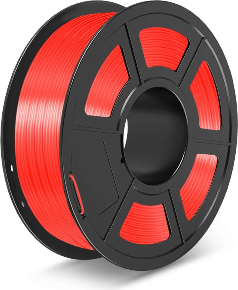 Sunlu PETG Filament 1.75mm - 1kg - Rood Transparant