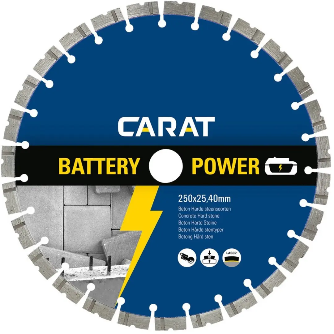 Carat CBP2504000 Diamantzaagblad Beton Ø250x25,4mm