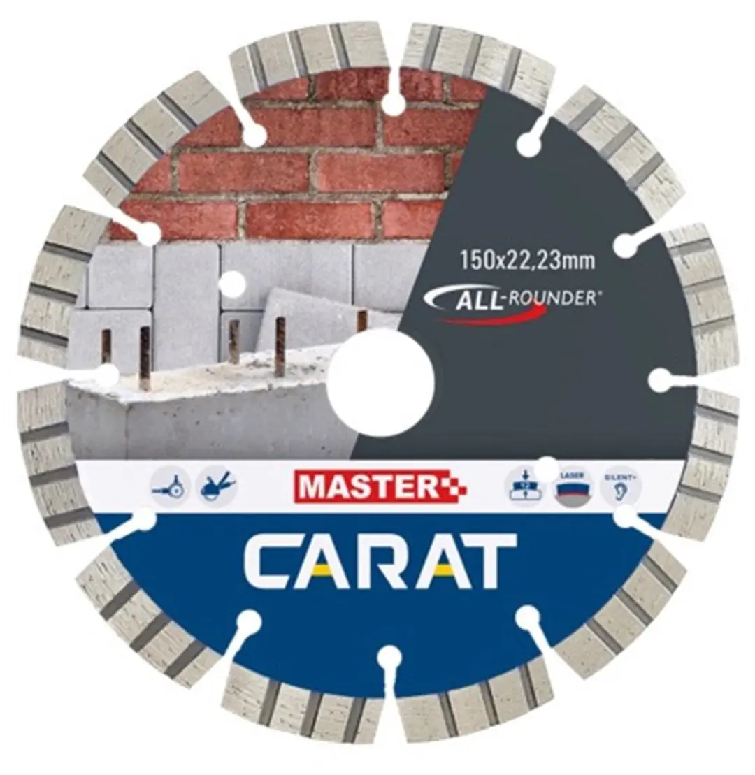 CARAT LASER UNIVERSEEL 150x22,23 MM, ALLROUNDER MASTER