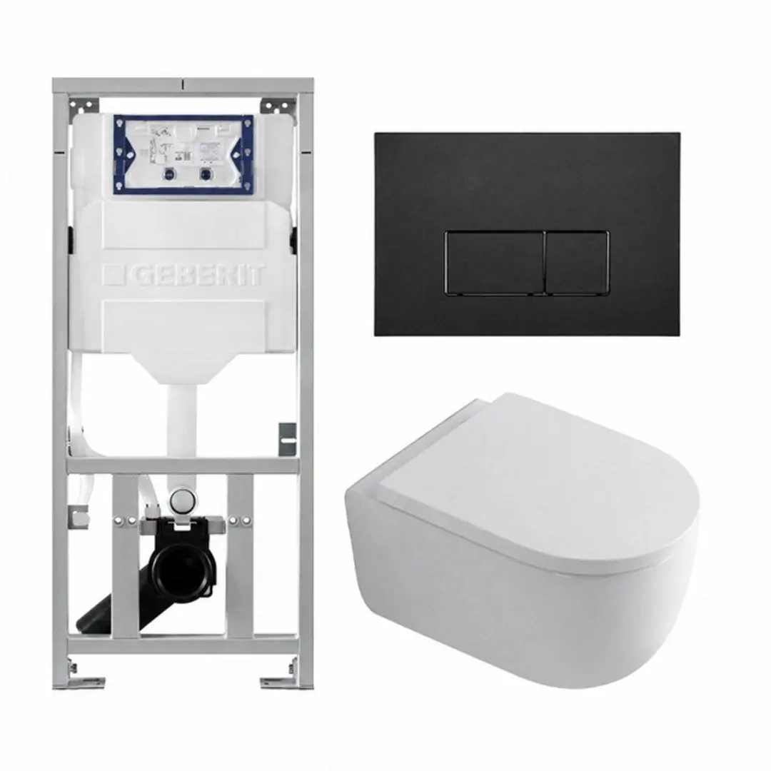 QeramiQ Dely Swirl Toiletset