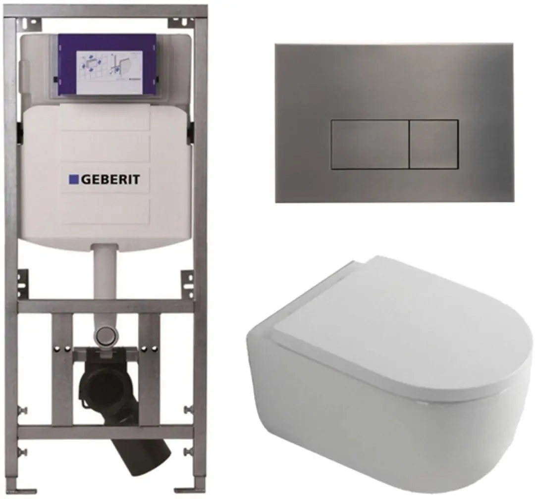 QeramiQ Dely Swirl Toiletset