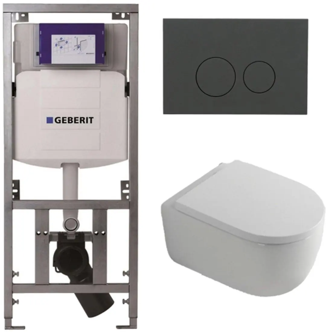 QeramiQ Dely Swirl Toiletset