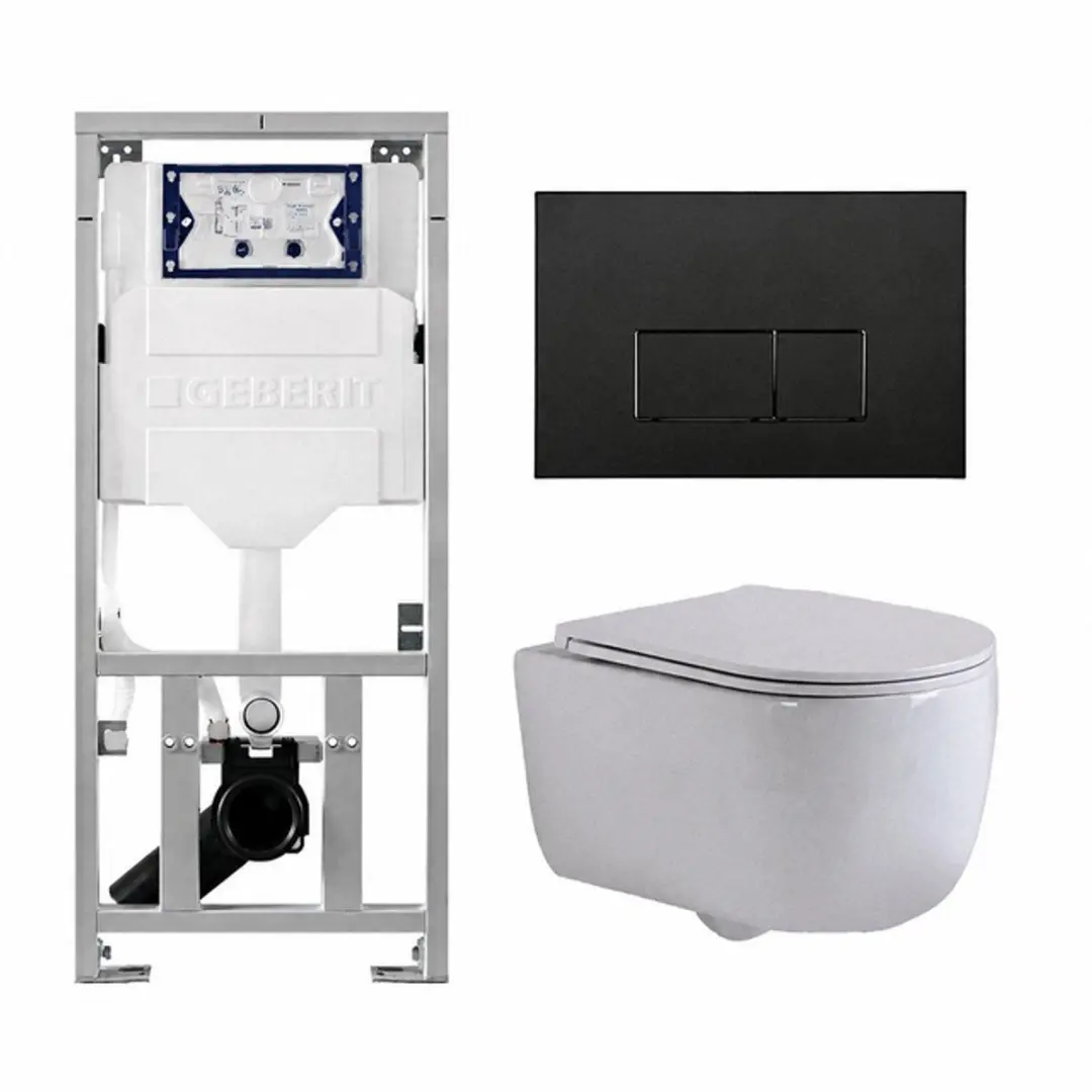 QeramiQ Dely Swirl Toiletset