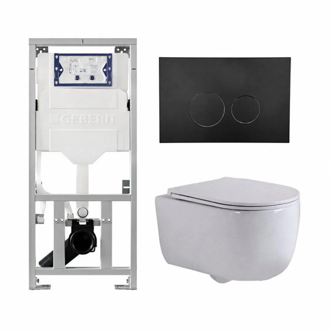 QeramiQ Dely Swirl Toiletset