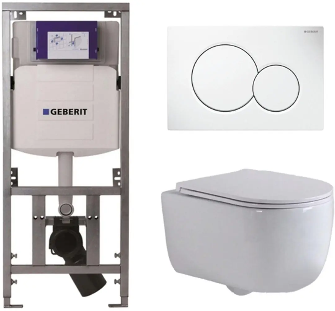 QeramiQ Dely Swirl Toiletset