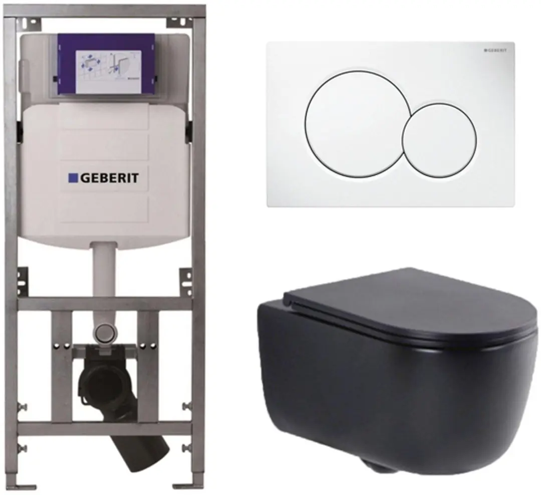 QeramiQ Dely Swirl Toiletset