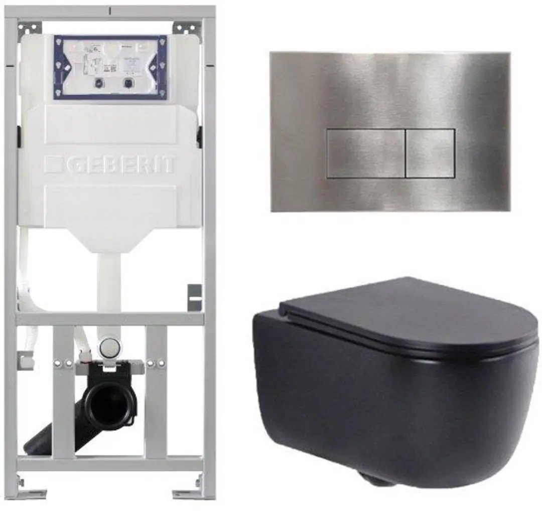 QeramiQ Dely Swirl Toiletset