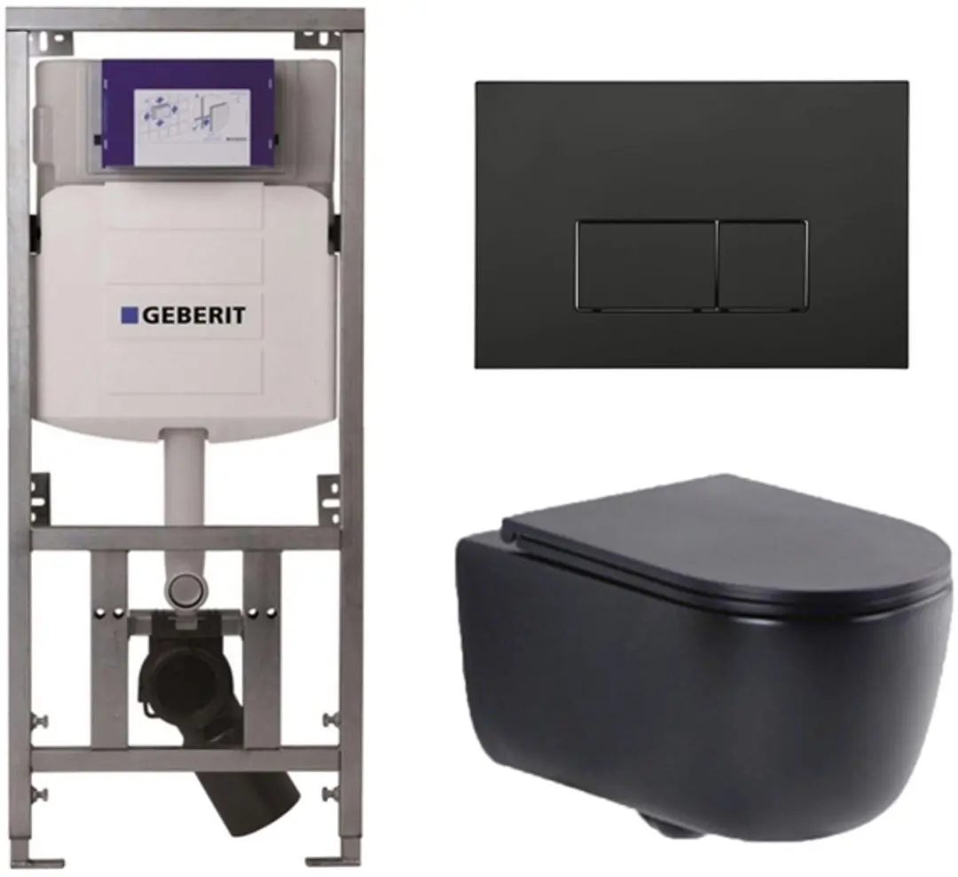 QeramiQ Dely Swirl Toiletset