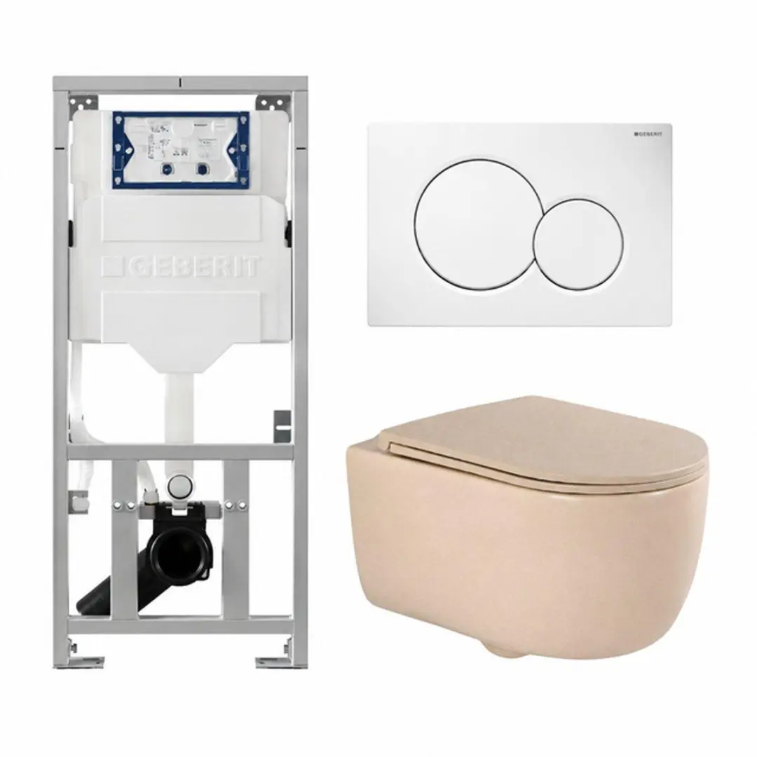 QeramiQ Dely Swirl Toiletset
