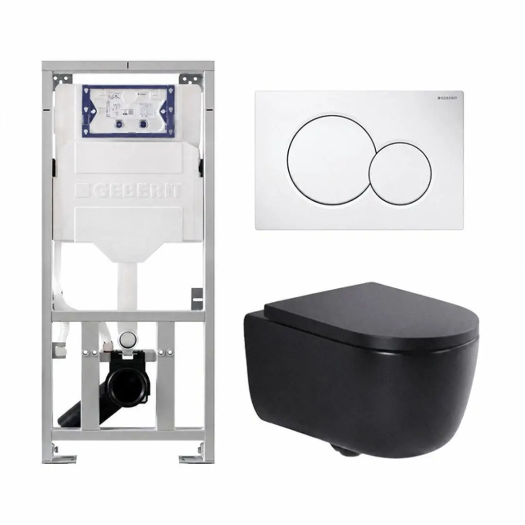 QeramiQ Dely Swirl Toiletset