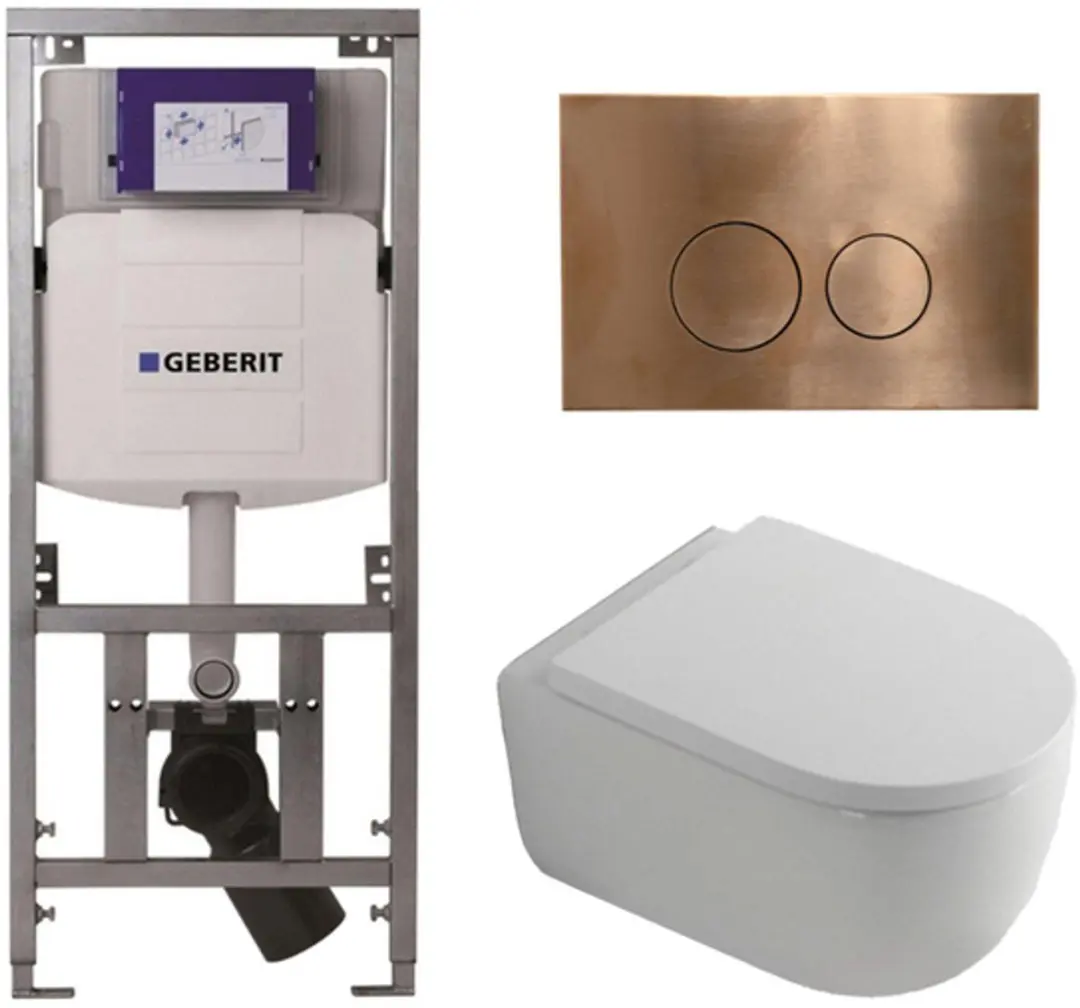 QeramiQ Dely Swirl Toiletset