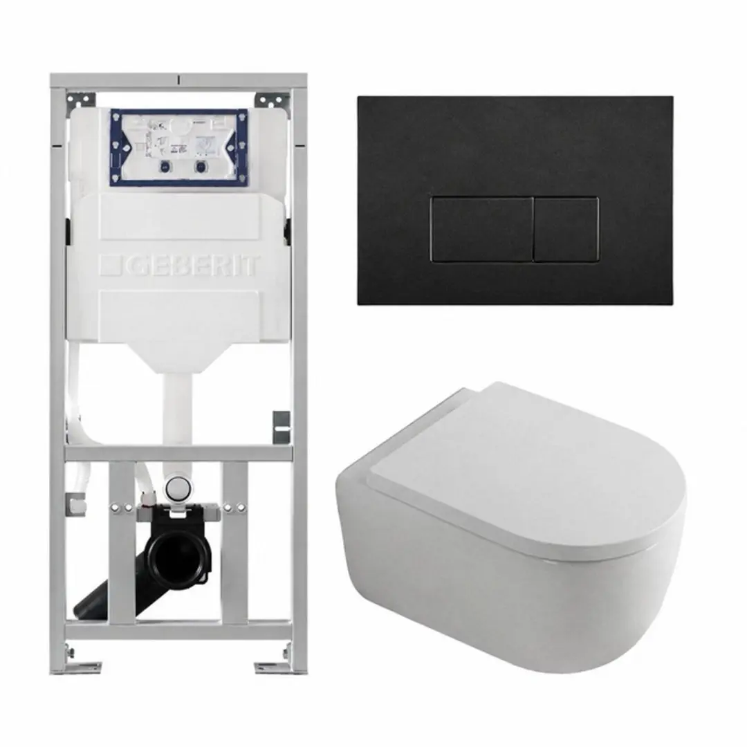 QeramiQ Dely Swirl Toiletset