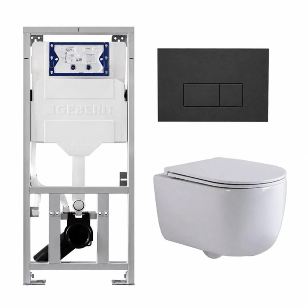 QeramiQ Dely Swirl Toiletset