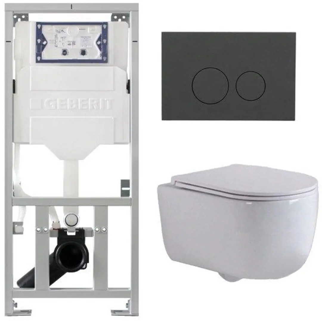 QeramiQ Dely Swirl Toiletset