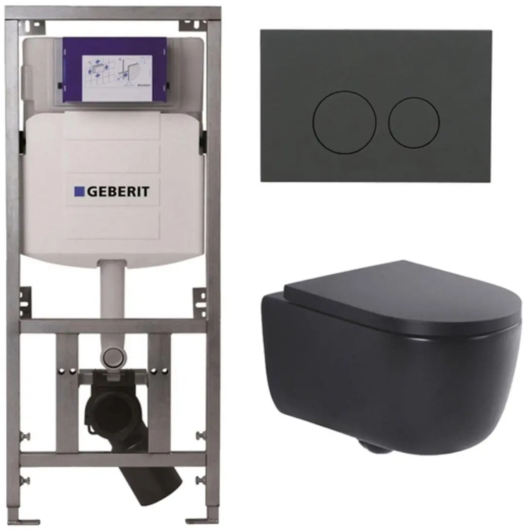 QeramiQ Dely Swirl Toiletset