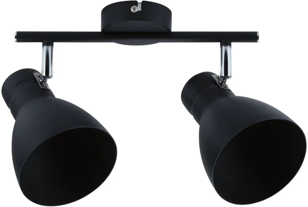 Paulmann Spotlight Davy E27 2x20W - Zwart