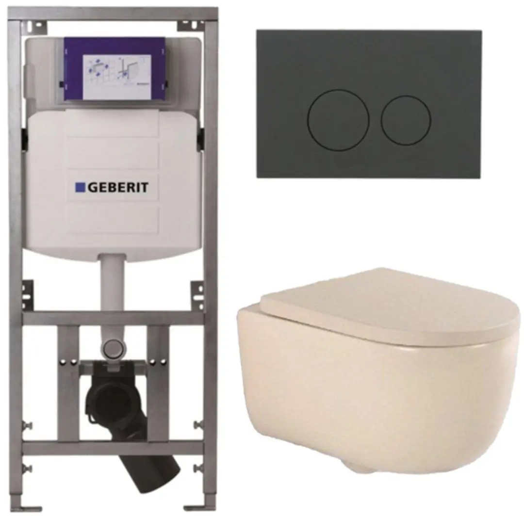 QeramiQ Dely Swirl Toiletset