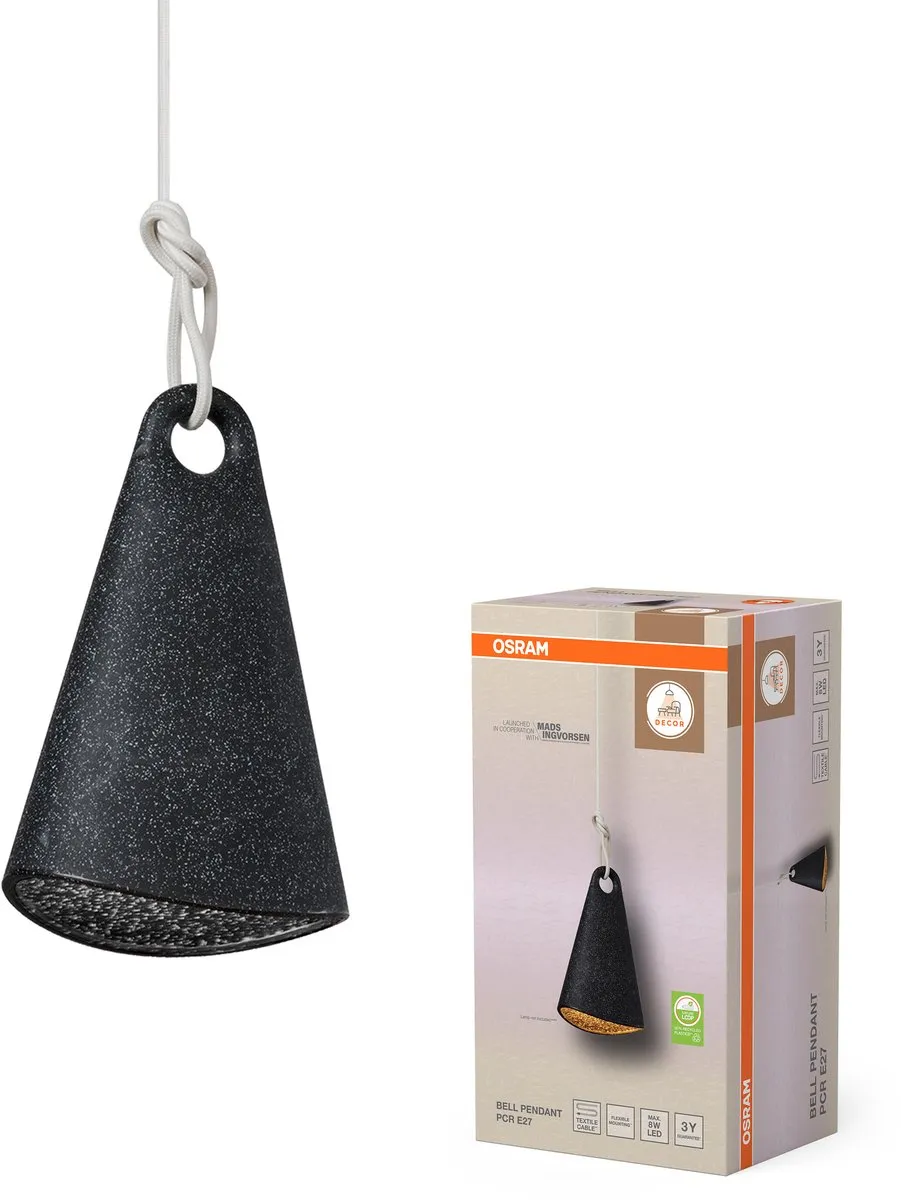 Osram Decor Bell Hanglamp E27 - Zwart