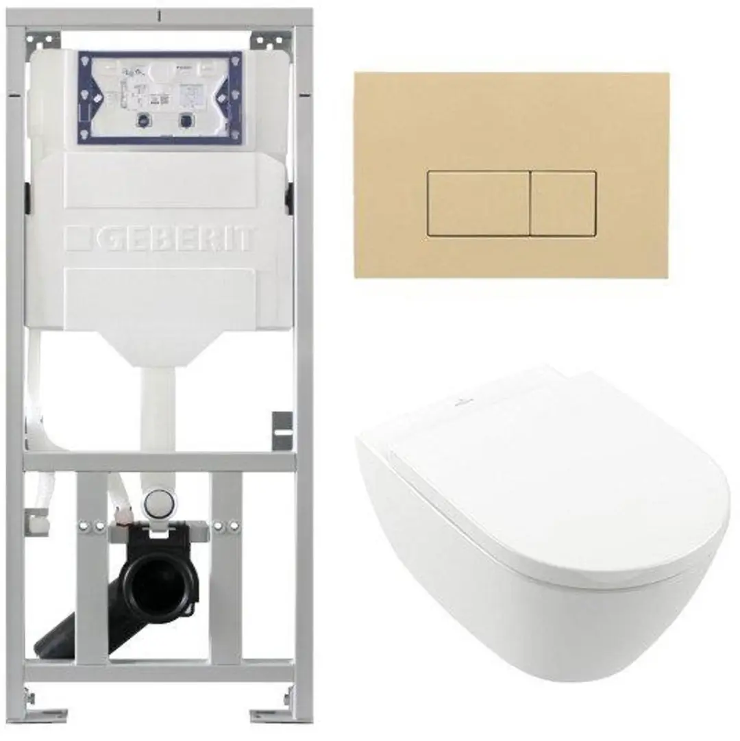 Villeroy & Boch Subway 2.0 DirectFlush Toiletset geberit reservoir bedieningspla