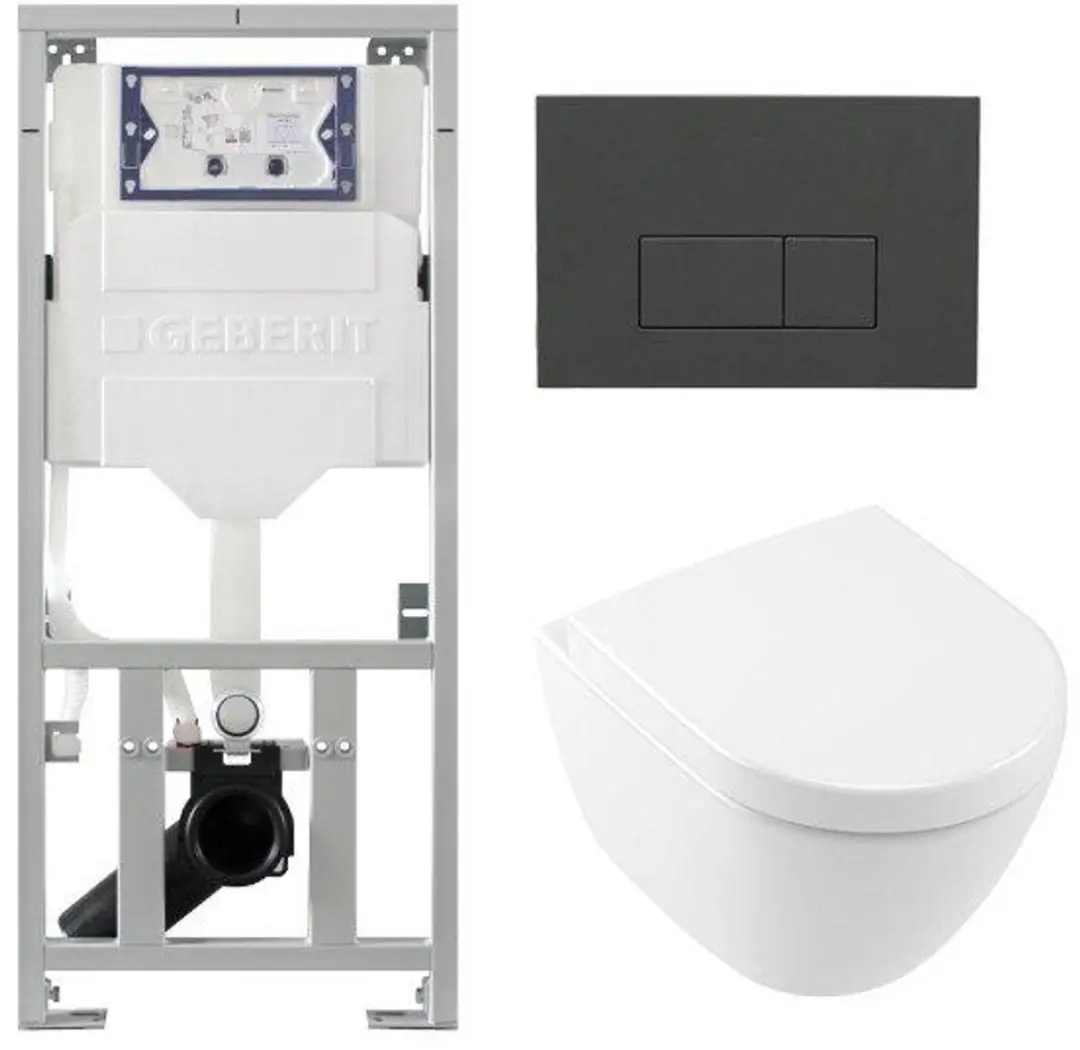 Villeroy & Boch Subway 2.0 compact DirectFlush Toiletset Geberit reservoir